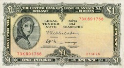 Ireland, 1 Pounds, 1975, XF, p64c
Estimate: 20-40 USD