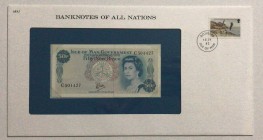 Isle of Man, 50 New Pence, 1972, UNC, p28b, FOLDER
Queen Elizabeth II portrait, Serial Number: C501427
Estimate: 25-50 USD