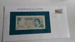 Isle Of Man, 50 New Pence, 1979, UNC, p33a, FOLDER 
Banknotes of all nations, Serial Number: C504351
Estimate: 50-100 USD