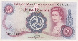 Isle of Man, 5 Pounds, 1979, UNC (-), p35a
Queen Elizabeth II portrait, Serial Number: C953093
Estimate: 100-200 USD