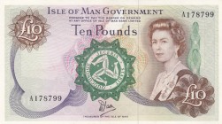 Isle of Man, 10 Pounds, 1979, UNC, p36b
Queen Elizabeth II portrait, Serial Number: A178799
Estimate: 75-150 USD