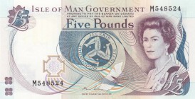 Isle of Man, 5 Pounds, 2015, UNC, p41c
 Serial Number: M548534
Estimate: 15-30 USD
