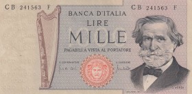 Italy, 1.000 Lire, 1971, XF, p101a
 Serial Number: 241563
Estimate: 10-20 USD