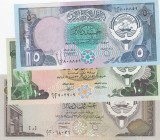 Kuwait, 5 Dinar, 10 Dinar and 20 Dinar, 1968, UNC, p14c, p15c, p16b, (Total 3 banknotes)
Estimate: 50-100 USD