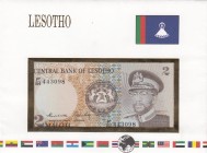 Lesotho, 2 Maloti, 1981, UNC, p4a, FOLDER
 Serial Number: F/84 443098
Estimate: 10-20 USD