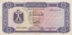 Libya, 1/2 Dinar , 1972, VF, p34b
Estimate: 15-30 USD