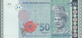 Malaysia, 50 Ringgit, 2009, UNC, p50a
 Serial Number: AA1766421
Estimate: 30-60 USD
