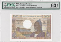Mali, 1.000 Pound, 1970-84, UNC, p13e
PMG 63 EPQ, Serial Number: B.29 59606
Estimate: 100-200 USD