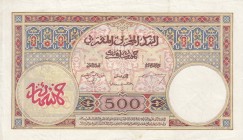 Morocco, 500 Francs, 1948, VF, p15b
Very rare, Serial Number: 11384994
Estimate: 100-200 USD