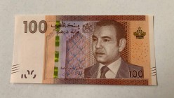 Morocco, 100 Dirhams, 2012, UNC, p76
 Serial Number: 13 720348
Estimate: 25-50 USD