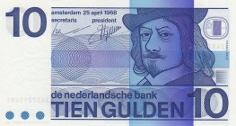 Netherlands, 10 Gulden, 1968, UNC, p91b
 Serial Number: 2457211491
Estimate: 15-30 USD