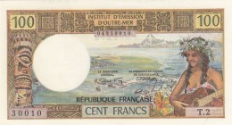New Caledonia, 100 Francs, 1970, AUNC, p63a
 Serial Number: 04330010
Estimate: 100-200 USD