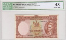 New Zealand, 10 Shillings, 1955, XF, p158a
ICG 48, Serial Number: A/1 186602
Estimate: 50-100 USD