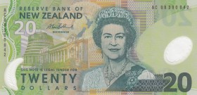 New Zealand, 20 Dollars, 2006, UNC, p187
Polymer plastic banknote, Serial Number: AC08390942
Estimate: 30-60 USD