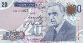 Northern Ireland, 20 Pounds, 2011, UNC, p211
P New, Serial Number: HJ0195003
Estimate: 50-100 USD