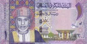 Oman, 1 Rial, 2015, UNC, p48b
45th National Day commemorative banknote, Serial Number: 5388700
Estimate: 15-30 USD