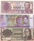 Paraguay, 2003/2011, UNC, Total 3 banknotes
1000 Guaranies, p214b; 2000 Guaranies, p224e; 10.000 Guaraniesp228c, Serial Number: B55113148, C11907006,...