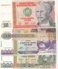 Peru, 1987/88, UNC, 
total 4 banknotes1
Estimate: 15-30 USD