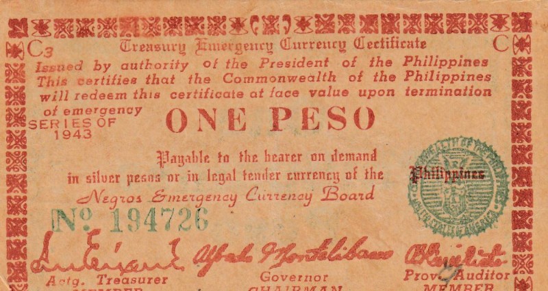 Philippines, 1 Peso, 1943, XF, pS661a
 Serial Number: 194726
Estimate: 10-20 U...