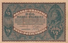 Poland, 1/2 Marki, 1920, XF, p30 
Estimate: 15-30 USD
