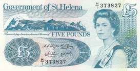 Saint Helena, 5 Pounds, 1998, UNC, p11a
Queen Elizabeth II. Portrait, Serial Number: H/I 373827
Estimate: 15-30 USD