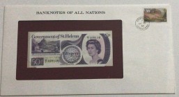 Saint Helena, 50 Pence , 1979, UNC, p5, FOLDER
Queen Elizabeth II portrait, Serial Number: V/1 109116
Estimate: 15-30 USD
