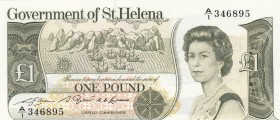 Saint Helena, 1 Pound, 1981, UNC, p9a
Queen Elizabeth II. Portrait, Serial Number: A/I 346895
Estimate: 15-30 USD
