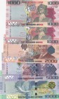 Sierra Leone, Total 4 banknotes
1000 Leone, 2013, p30, UNC; 2000 Leone, 2010, p31, UNC; 5000 Leone, 2013, p32, UNC; 10000 Leone, 2013, p33, UNC
Esti...