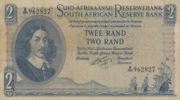 South Africa, 2 Rand, 1962/1965, VF, p105b
Pressed, Serial Number: B191 692827
Estimate: 25-50 USD