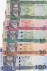 South Sudan, Total 5 banknotes
1 Pound, 2011, p5, UNC; 5 Pounds, 2015, p11, UNC, 10 Pounds, 2015, p12, UNC; 20 Pounds, 2016, p13, UNC(-); 100 Pounds,...