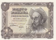 Spain, 1 Peseta, 1951, UNC, p139
 Serial Number: P2636963
Estimate: 10-20 USD