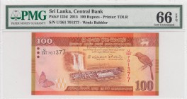 Sri lanka, 100 Rupees, 2015, UNC, P125d
 Serial Number: u 361 701377
Estimate: 20-40 USD