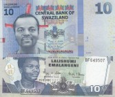 Swaziland, Total 2 banknotes
10 Emalangeni, 2010, ÇİL, p36; 10 Emalangeni, 2006, ÇİL, p29c
Estimate: 10-20 USD