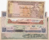 Syria, 1 Pound (2), 25 Pounds and 100 Pounds, 1958/1978, VF, (Total 4 banknotes)
 
Estimate: 15-30 USD