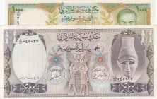 Syria, Total 2 banknotes
500 Pounds, 1986, XF, p105d; 1.000 Pounds, 1997, UNC, p111a
Estimate: 15-30 USD