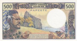 Tahiti, 500 Francs, 1977, UNC, p25b2
 Serial Number: F.2 71852
Estimate: 50-100 USD