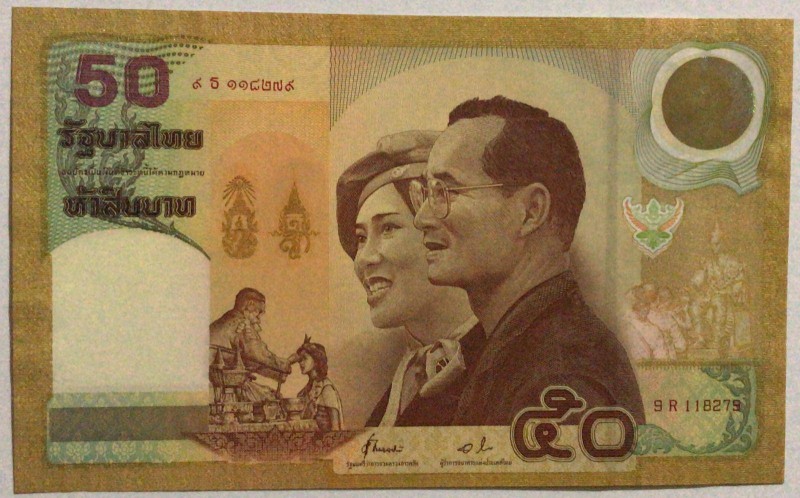 Thailand, 50 Baht , 2000, UNC, p105
commemorative Queen wedding golden
Estimat...