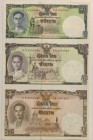 Thailand, 1 Baht, 5 Baht and 10 Baht, 2007, UNC, p117b, FOLDER
uncut sheet for commemorative issue
Estimate: 15-30 USD