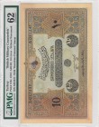 Turkey, Ottoman Empire, 10 Livre, 1918, UNC, p110x, "Canadian Issue"
British Military Counterfeit, Serial Number: A021247
Estimate: 100-200 USD
