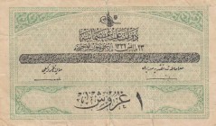 Turkey, Ottoman Empire, 1 Kurush , 1916, FINE, p85, 
V. Mehmed Reşad period, AH: 23 Mayı 1332, sign: Talad/Raşid, , Serial Number: S 299711
Estimate...
