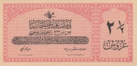 Turkey, Ottoman Empire, 2 1/2 Kurush, 1916, UNC, p86a , 
V. Mehmed Reşad period, AH: 23 Mayı 1332, sign: Talad/Raşid, , Serial Number: I 501776
Esti...