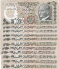 Turkey, 100 Lira, 1972/1983, UNC, p189, (Total 11 banknotes)
Full prefix set
Estimate: 50-100 USD