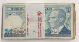 Turkey, 500 Lira, 1984, FINE, p195, 7. EMISSION
100 pcs C letters
Estimate: 25-50 USD