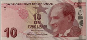 Turkey, 10 Lira , 2009, UNC, p223a, "A001" first prefix
 Serial Number: A001 100123
Estimate: 10-20 USD