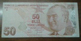 Turkey, 50 Lira, 2017, XF, p225c, RADAR
 Serial Number: C098 888888
Estimate: 50-100 USD