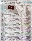 Turkey, 0 Euro, 2019, UNC, Fantasy banknotes, (Total 5 banknotes)
Set of fancy banknotes printed in memory of the 100th anniversary of Atatürk's appe...