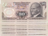 Turkey, 50 Lıra, 1976/83, VF to XF, 6.EMISSION
10 pcs mix letters
Estimate: 10-20 USD