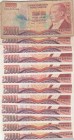 Turkey, 20.000 Lira, 1988/95, FINE to AUNC, 7.EMISSION
15 pcs mixed letters
Estimate: 10-20 USD