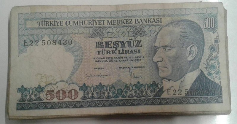 Turkey, 50 Lıra, 1983/84, FINE, 7.EMISSION
71 pcs mix letter
Estimate: 15-30 U...