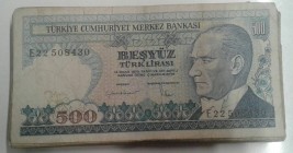 Turkey, 50 Lıra, 1983/84, FINE, 7.EMISSION
71 pcs mix letter
Estimate: 15-30 USD